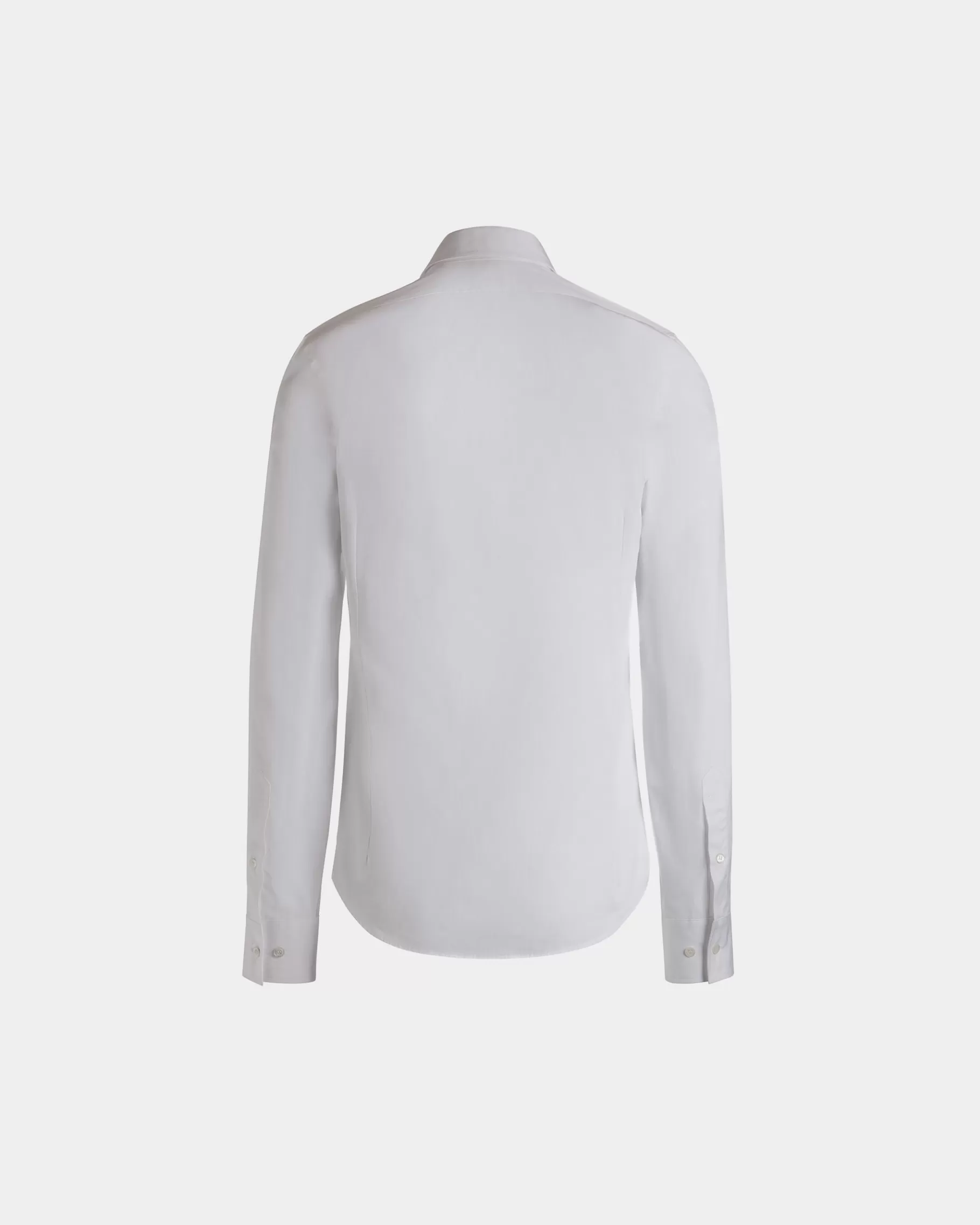 Shirts & T-shirts<Bally Adrien Brody Travel Collection Long Sleeve Shirt In Cotton White