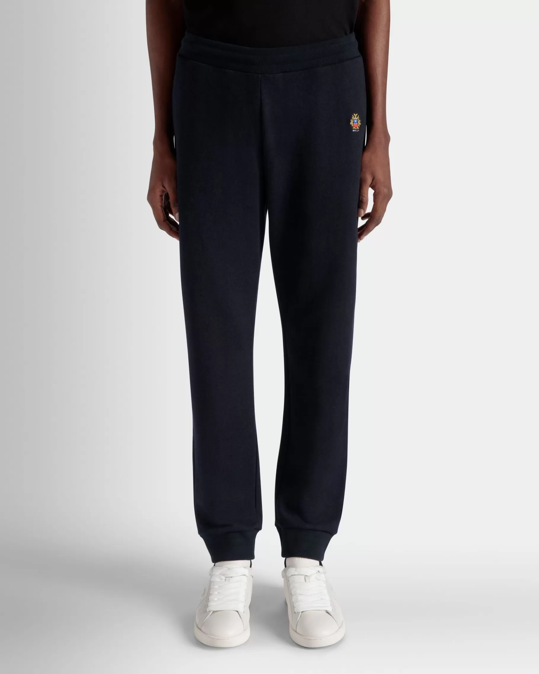 Tracksuits | Pants<Bally Adrien Brody Travel Collection Sweatpants In Navy Cashmere Blend Blue