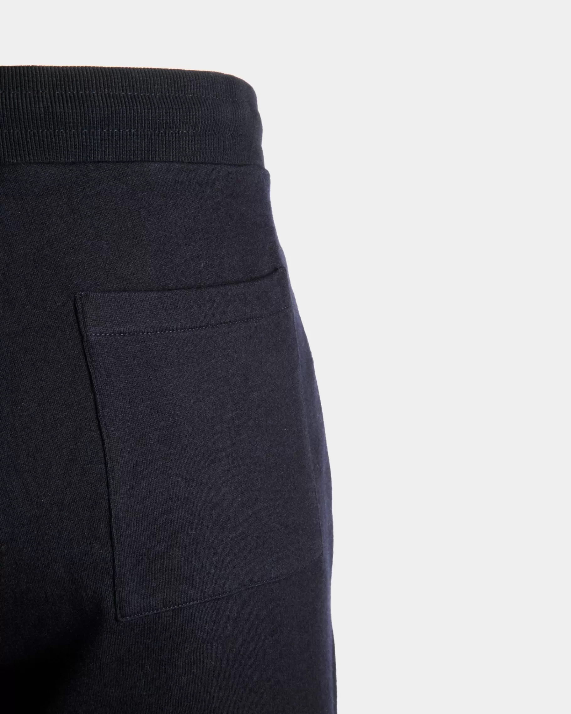 Tracksuits | Pants<Bally Adrien Brody Travel Collection Sweatpants In Navy Cashmere Blend Blue