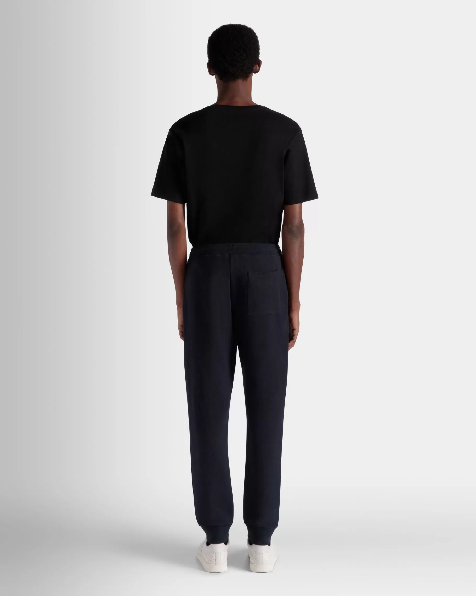 Tracksuits | Pants<Bally Adrien Brody Travel Collection Sweatpants In Navy Cashmere Blend Blue