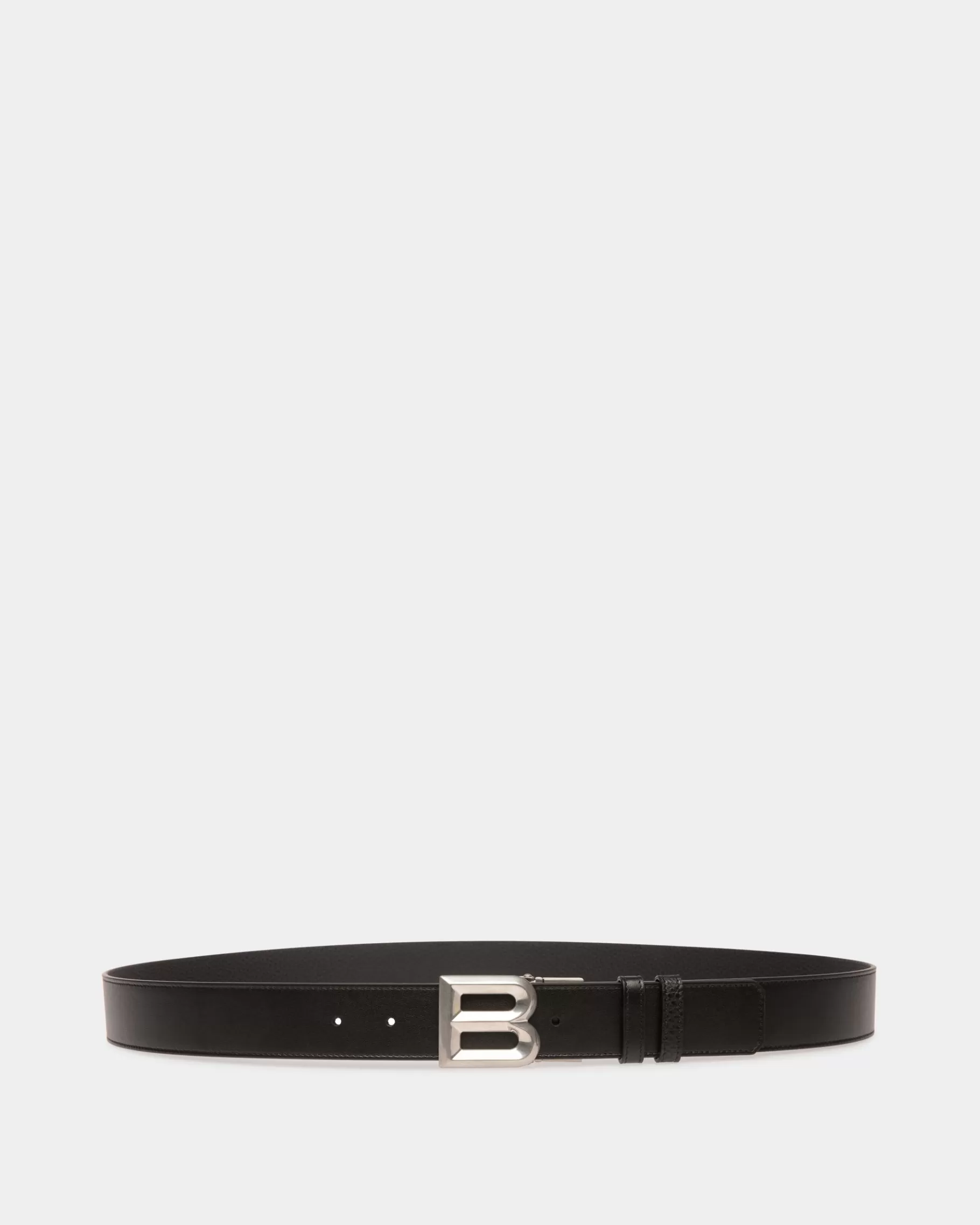 Belts<Bally B Bold 35mm Reversible And Adjustable Belt in Leather Black