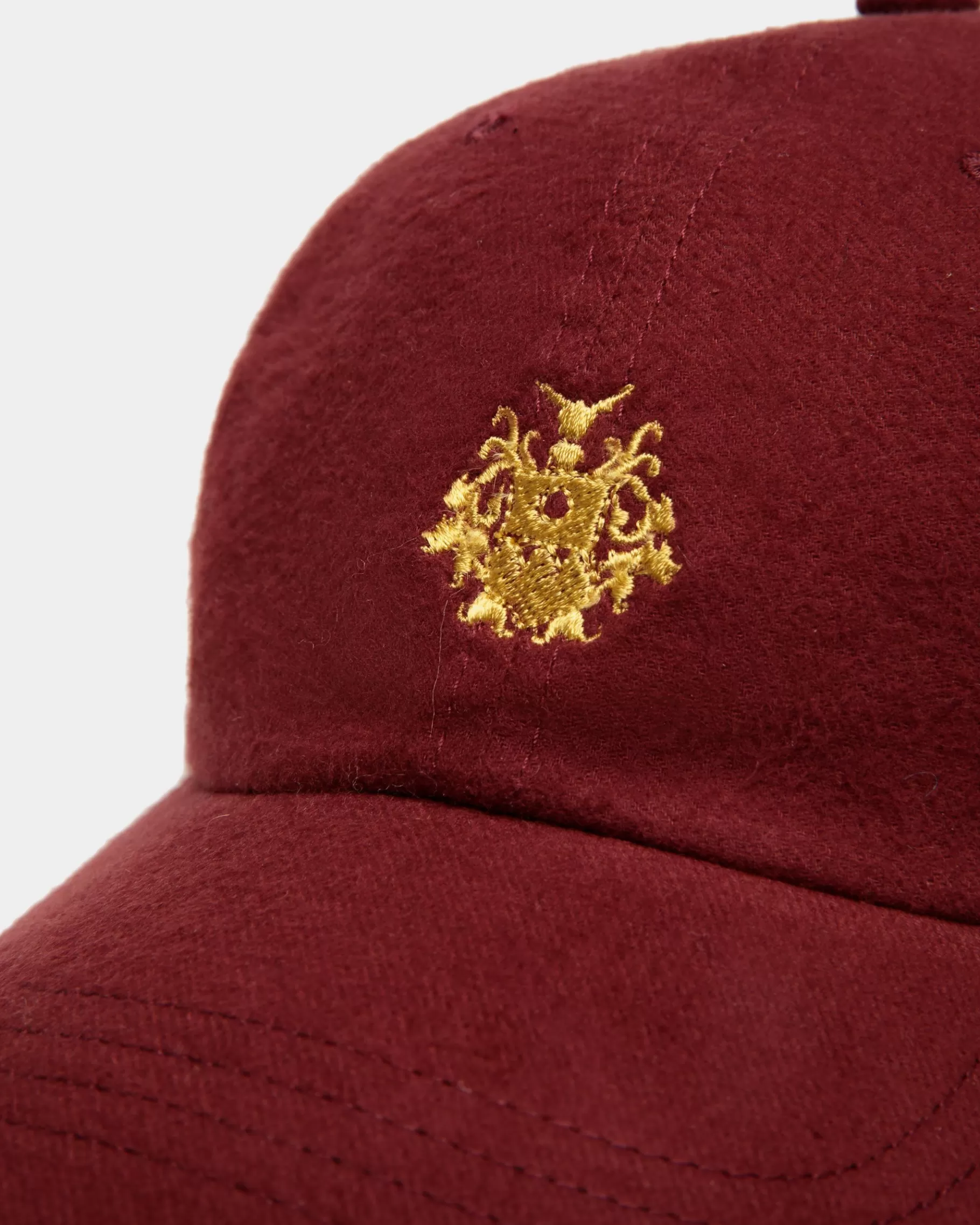 Gloves & Hats<Bally Basball Hat With a Crest Logo In Andorra Cotton Burgundy