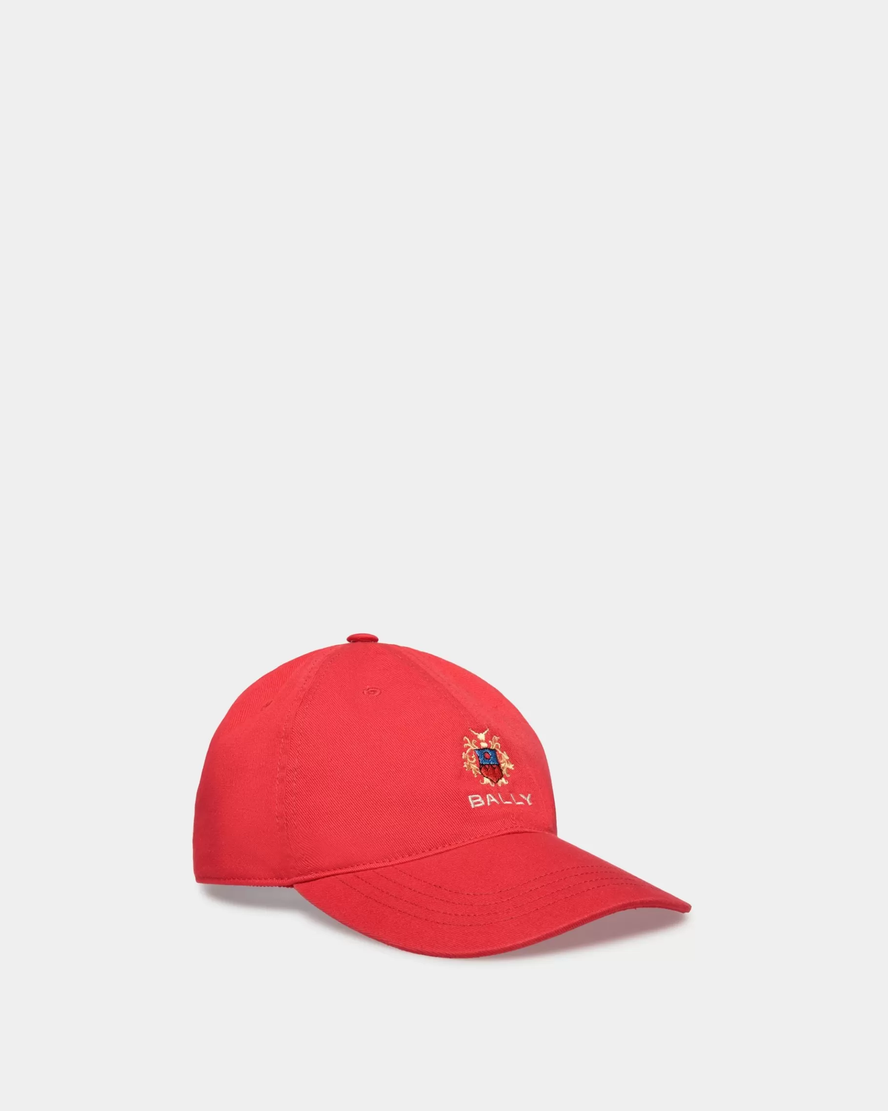 Gloves & Hats | Gloves & Hats<Bally Baseball Hat in Candy Cotton Red
