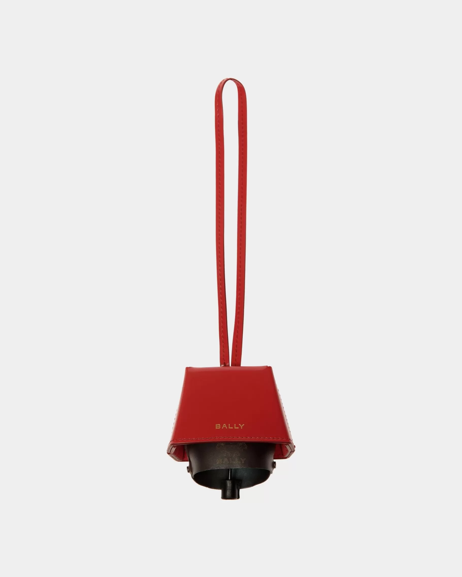 Small Accessories<Bally Belle Charm in Candy Brushed Leather Red