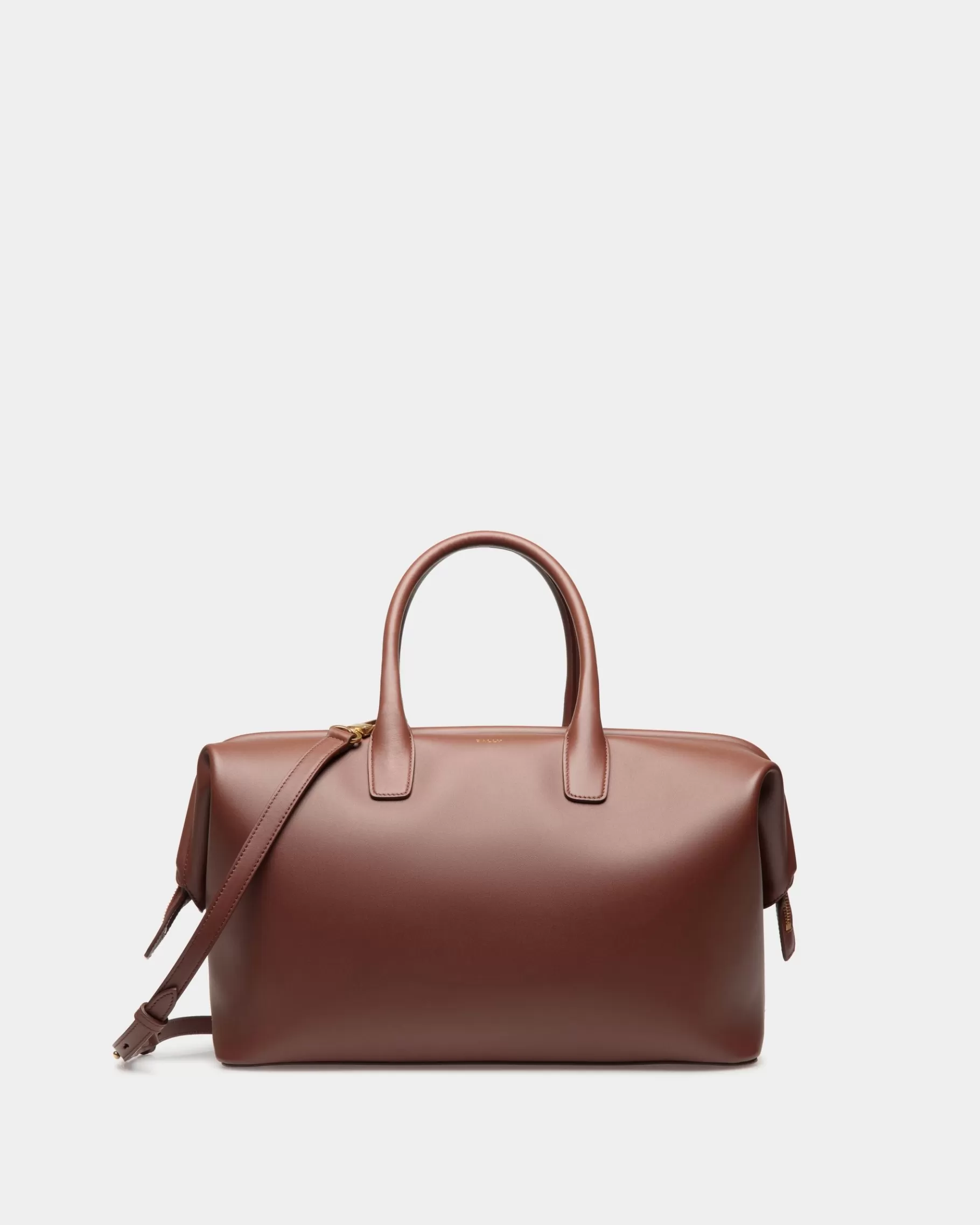 Top Handle Bags<Bally Belle Top Handle Bag In Leather Brown