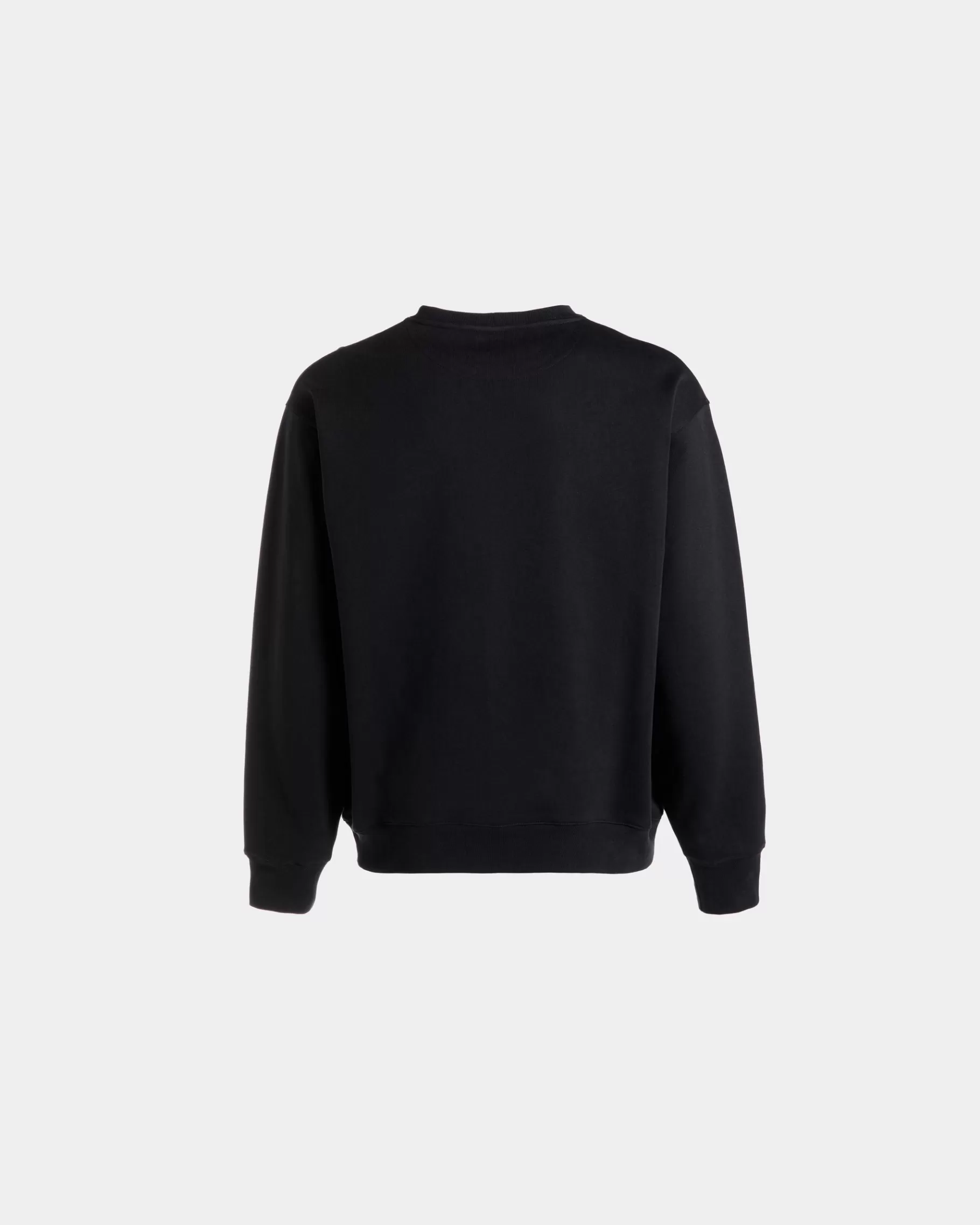 Tracksuits<Bally Crewneck Sweatshirt With a Crest Logo In Navy Cotton Blue
