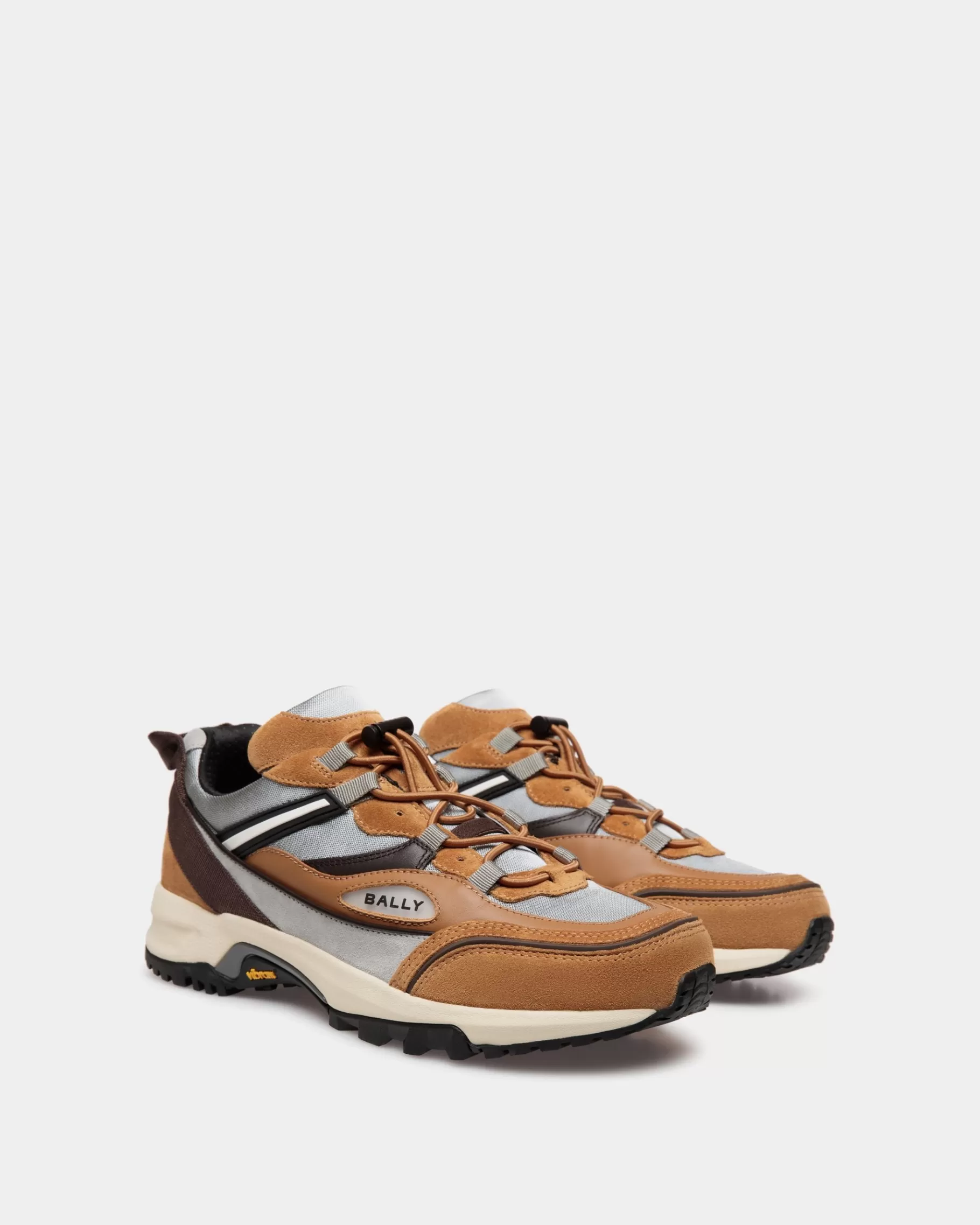 Sneakers<Bally Faster Sneaker In Leather and Nylon Multicolor