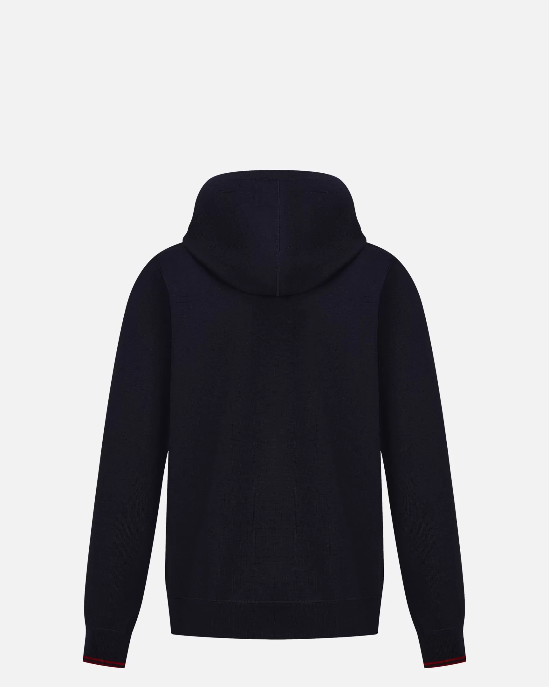 Tracksuits | Knitwear<Bally Hoodie In Navy Wool Blue