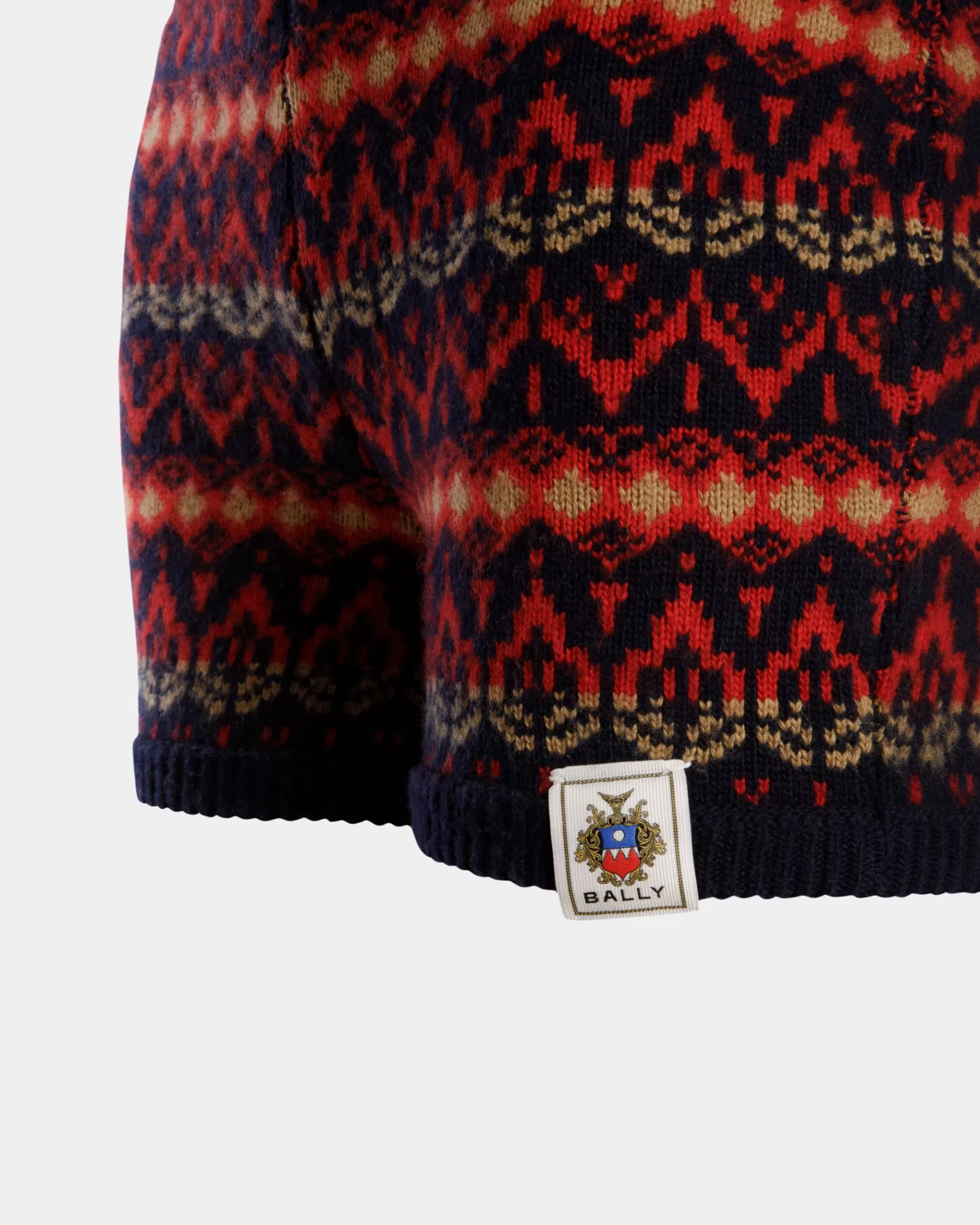 Pants | Knitwear<Bally Knit Shorts In Wool Multicolor