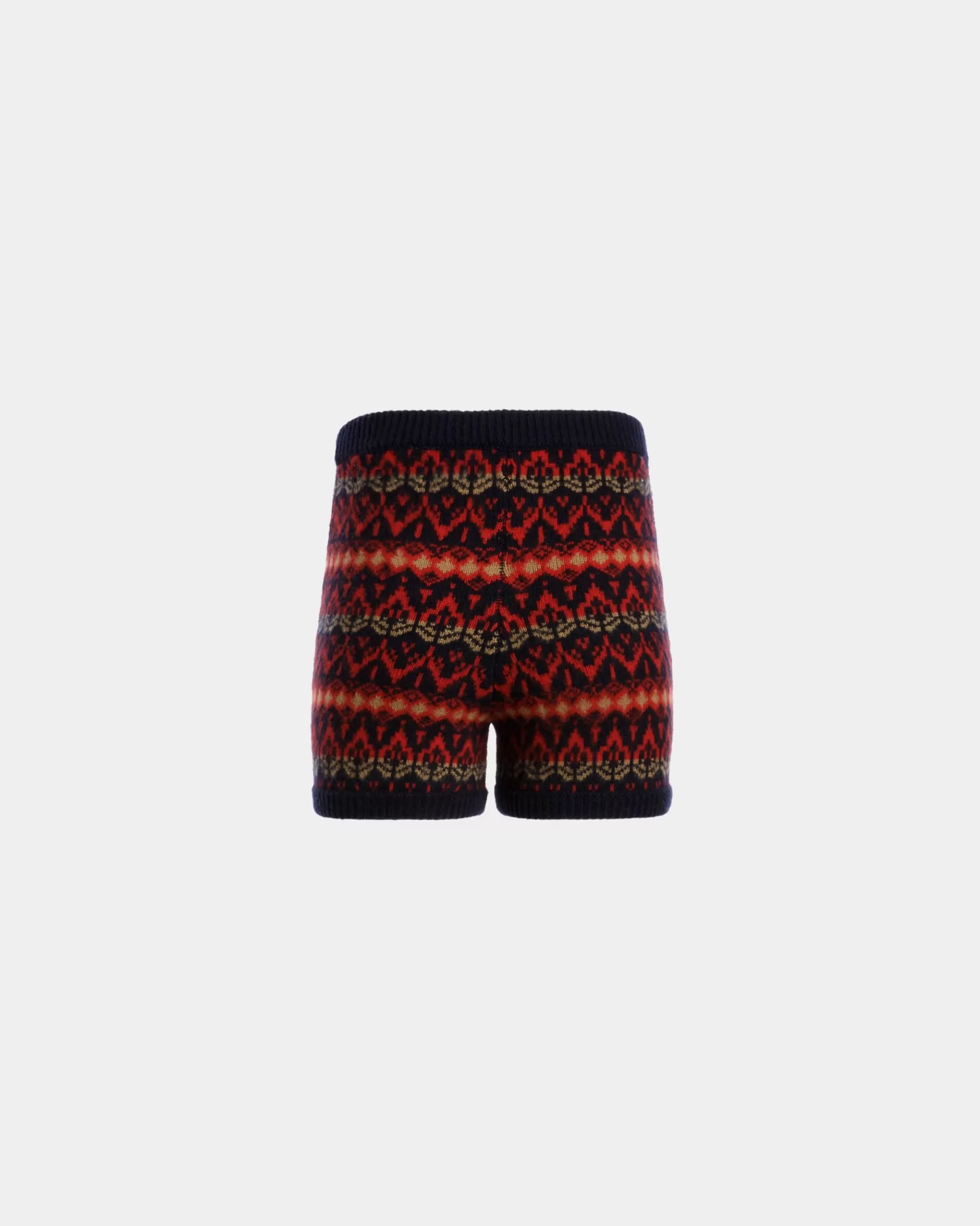 Pants | Knitwear<Bally Knit Shorts In Wool Multicolor