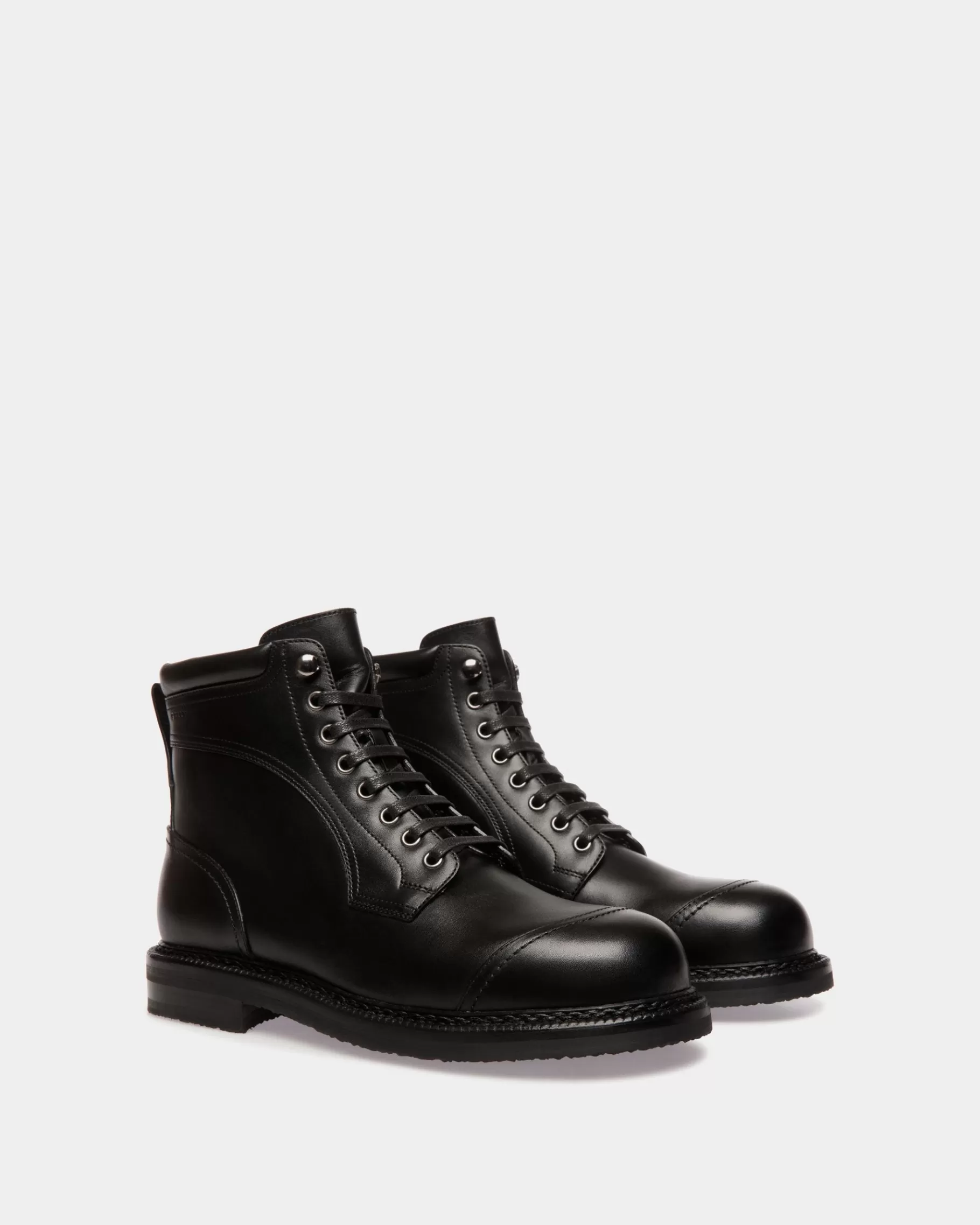 Boots & Ankle Boots<Bally Norwelt Bootie In Leather Black