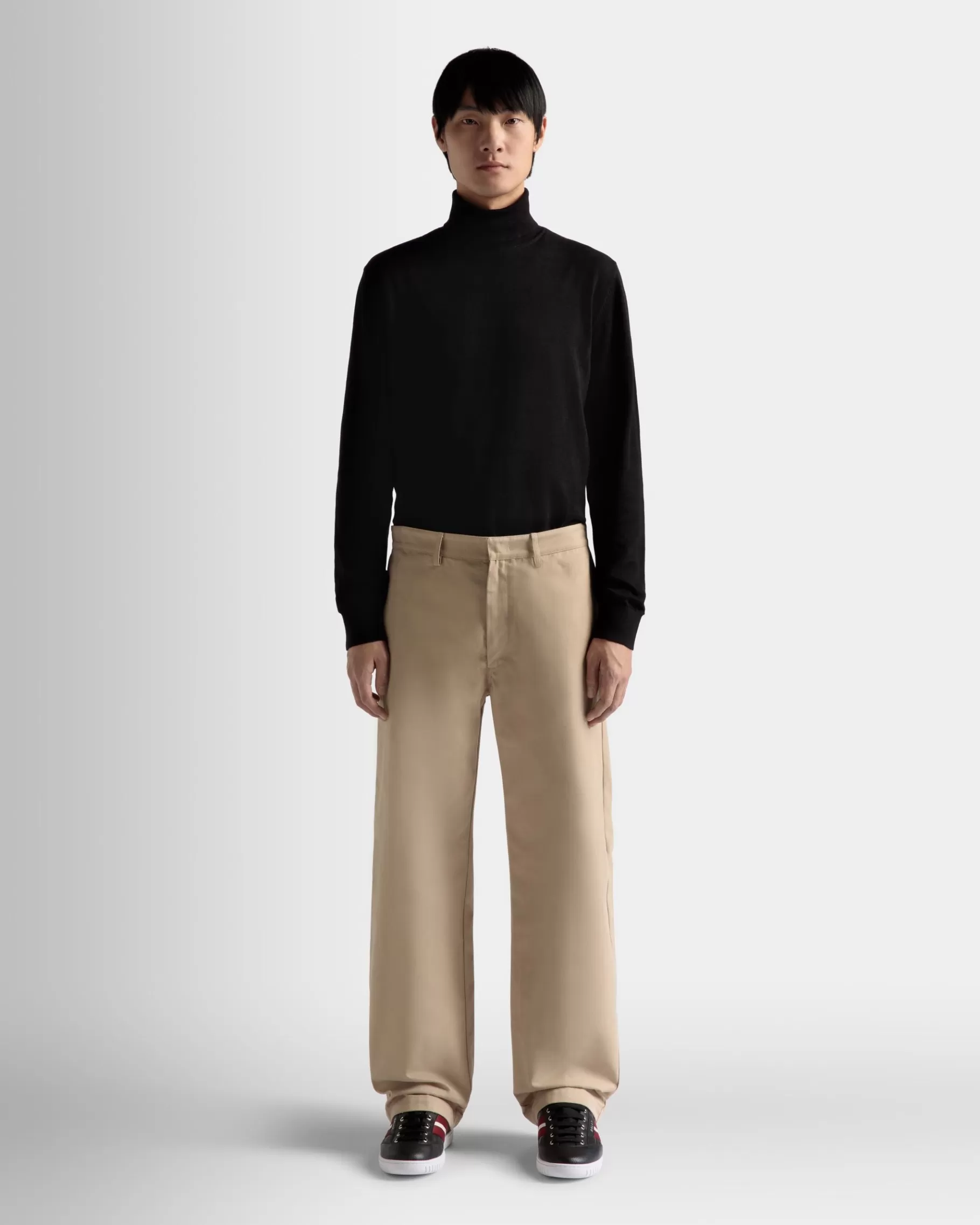 Pants<Bally Pants in Camel Cotton Brown