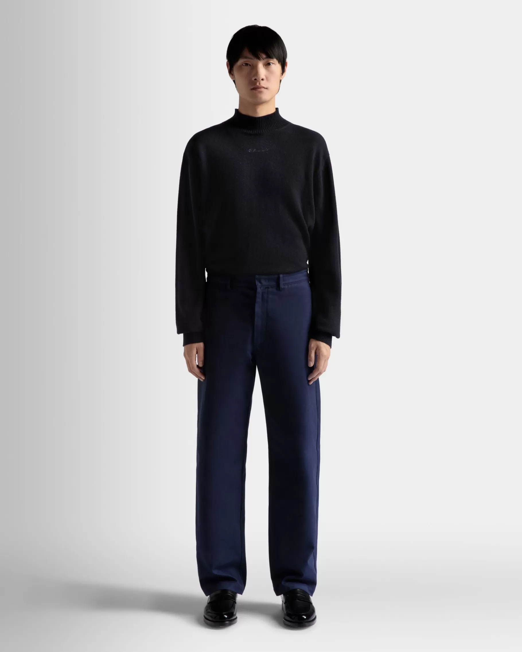 Pants<Bally Pants in Dark Cotton Blue