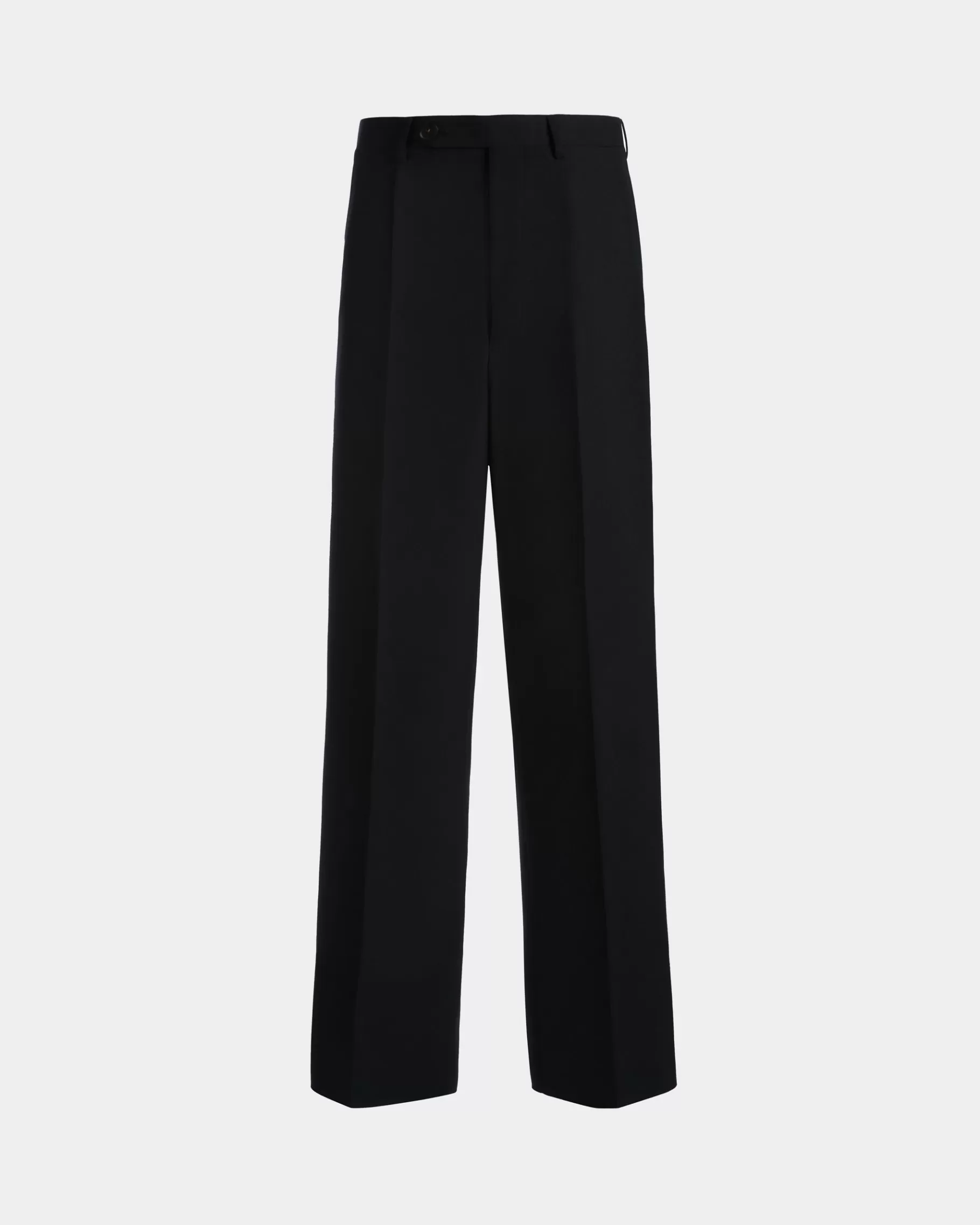 Pants<Bally Pants in Navy Wool Blend Blue