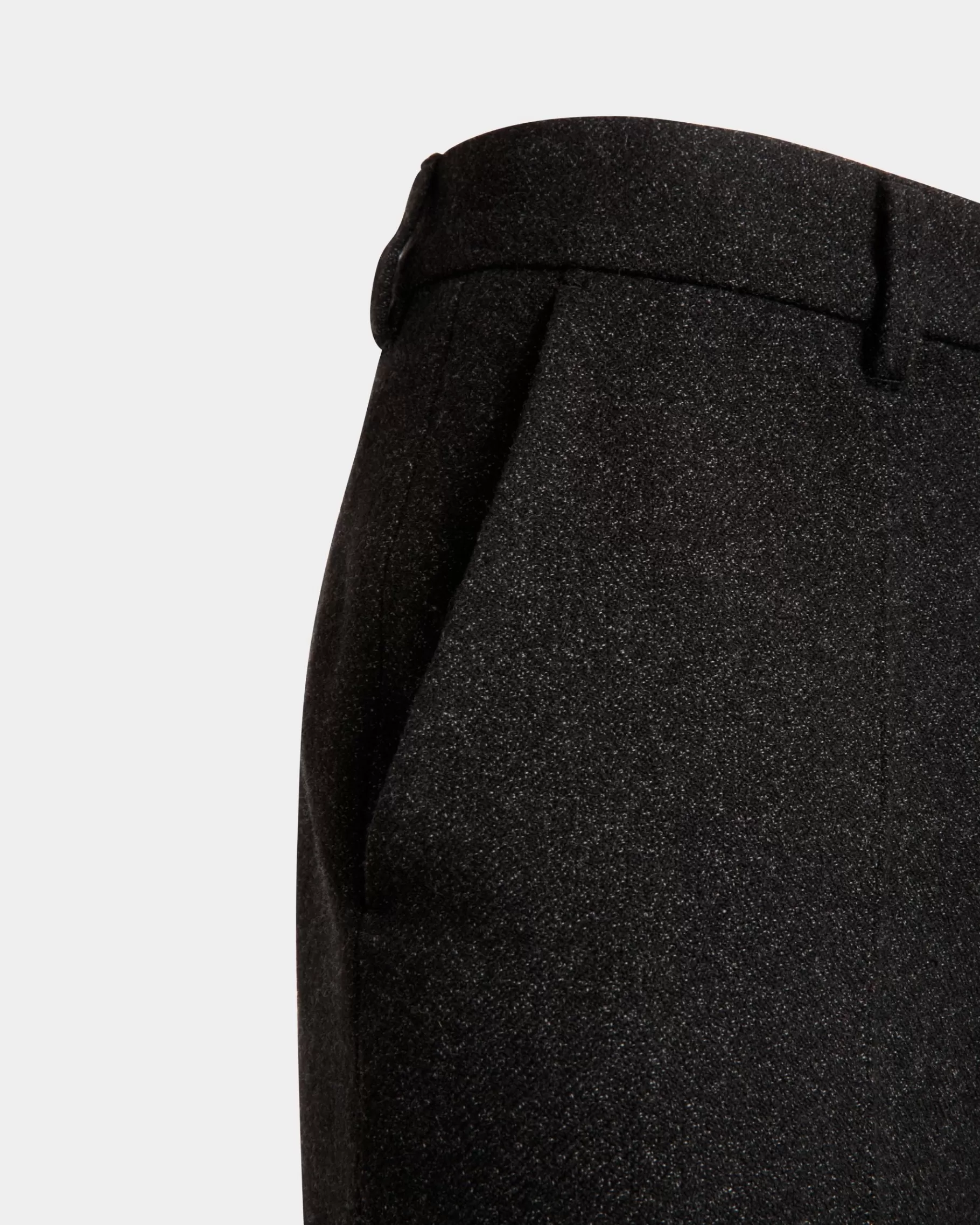Pants<Bally Pleated Pants In Dark Wool Grey