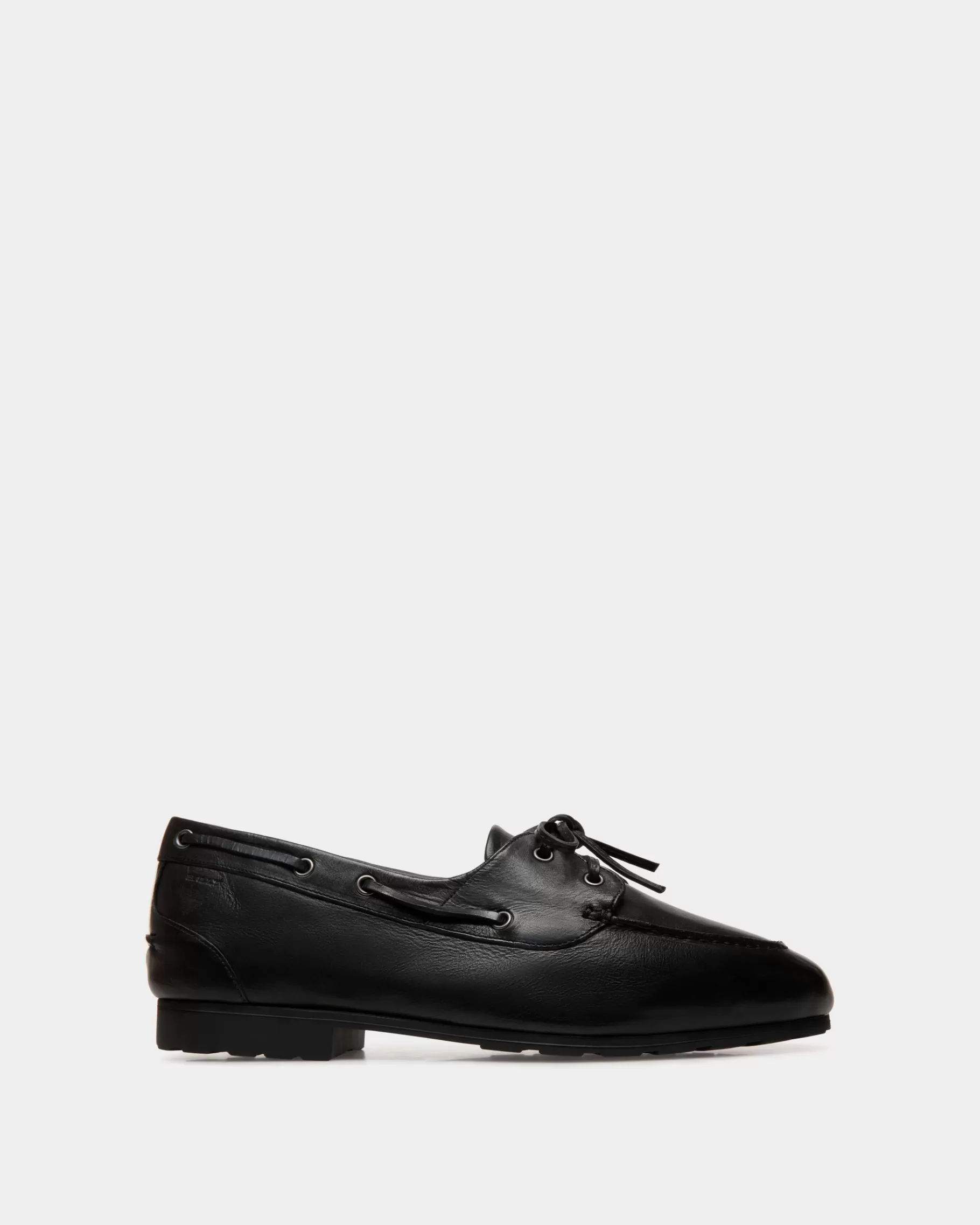 Loafers & Moccasins<Bally Plume Loafer In Leather Black