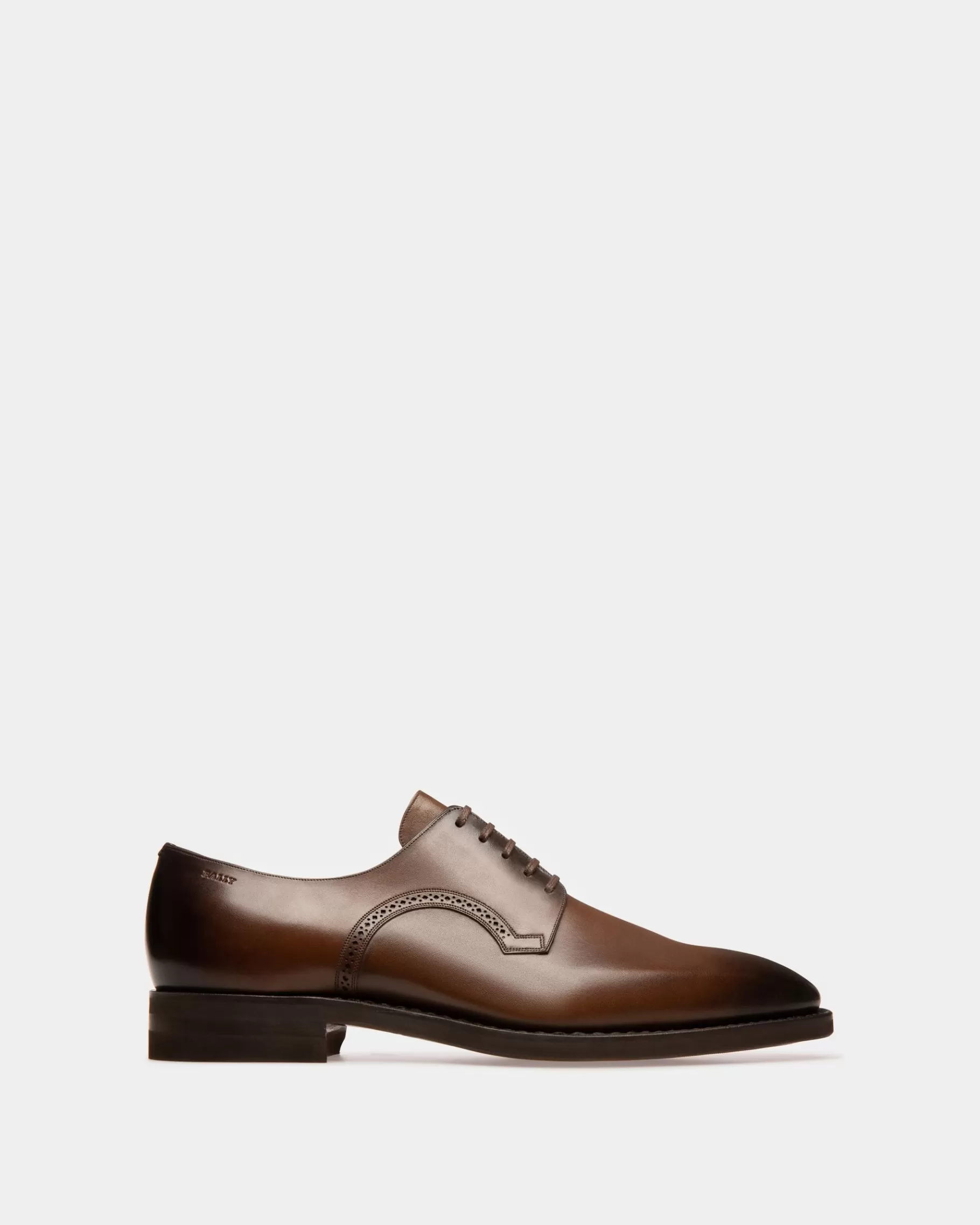 Lace Ups & Monks<Bally Scribe Novo Derby Shoes In Leather Brown