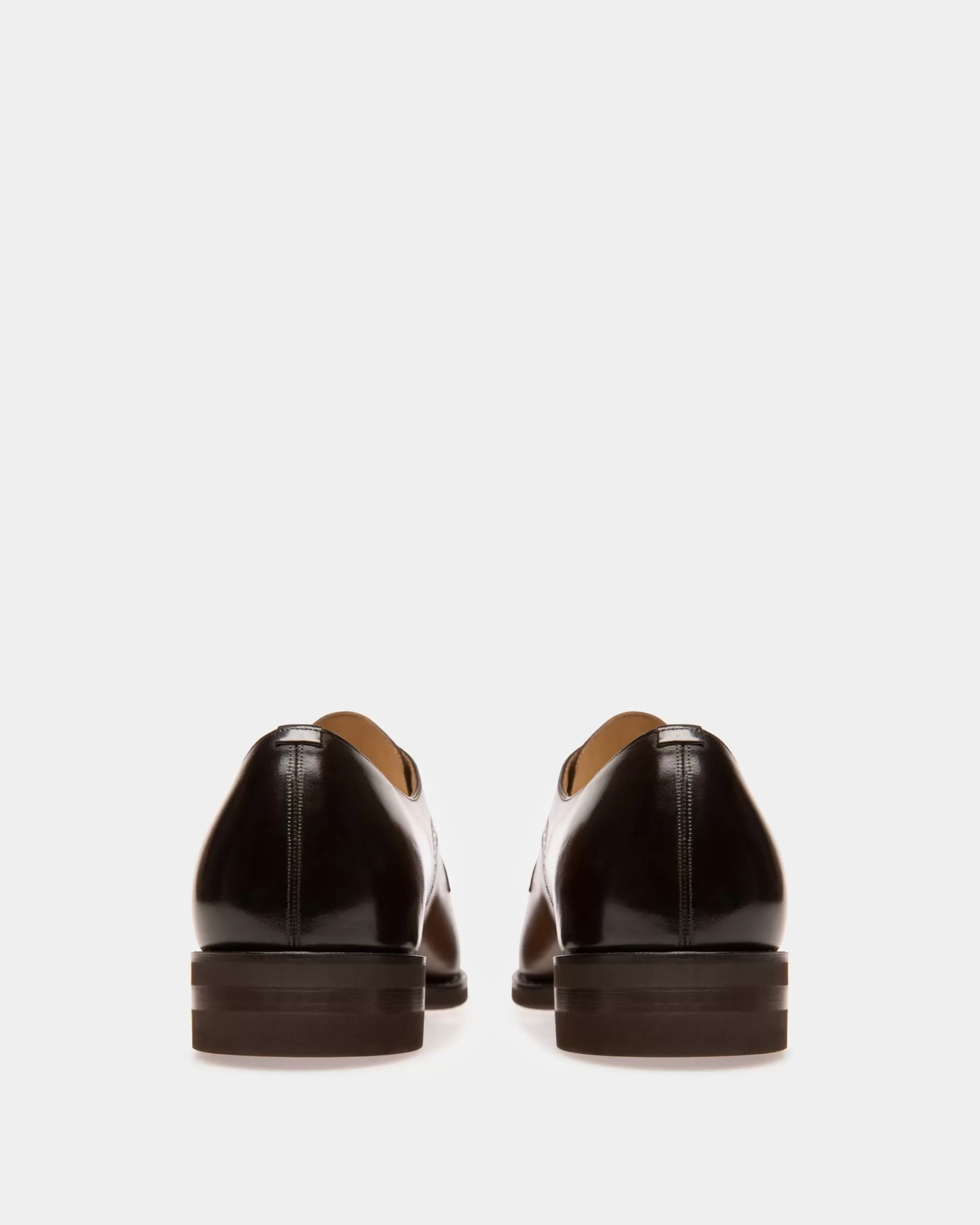 Lace Ups & Monks<Bally Scribe Novo Derby Shoes In Leather Brown