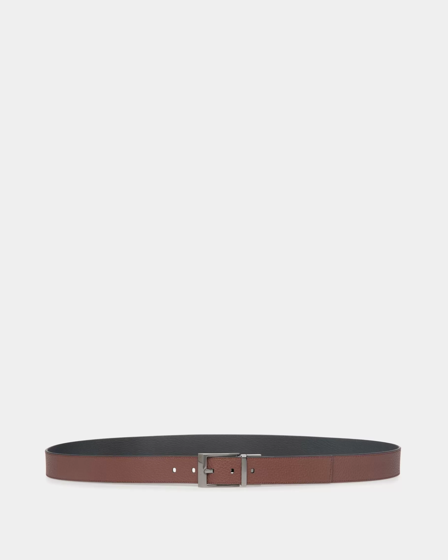 Belts<Bally Shiffie 35mm Reversible And Adjustable Belt in Brown And Black Leather Multicolor