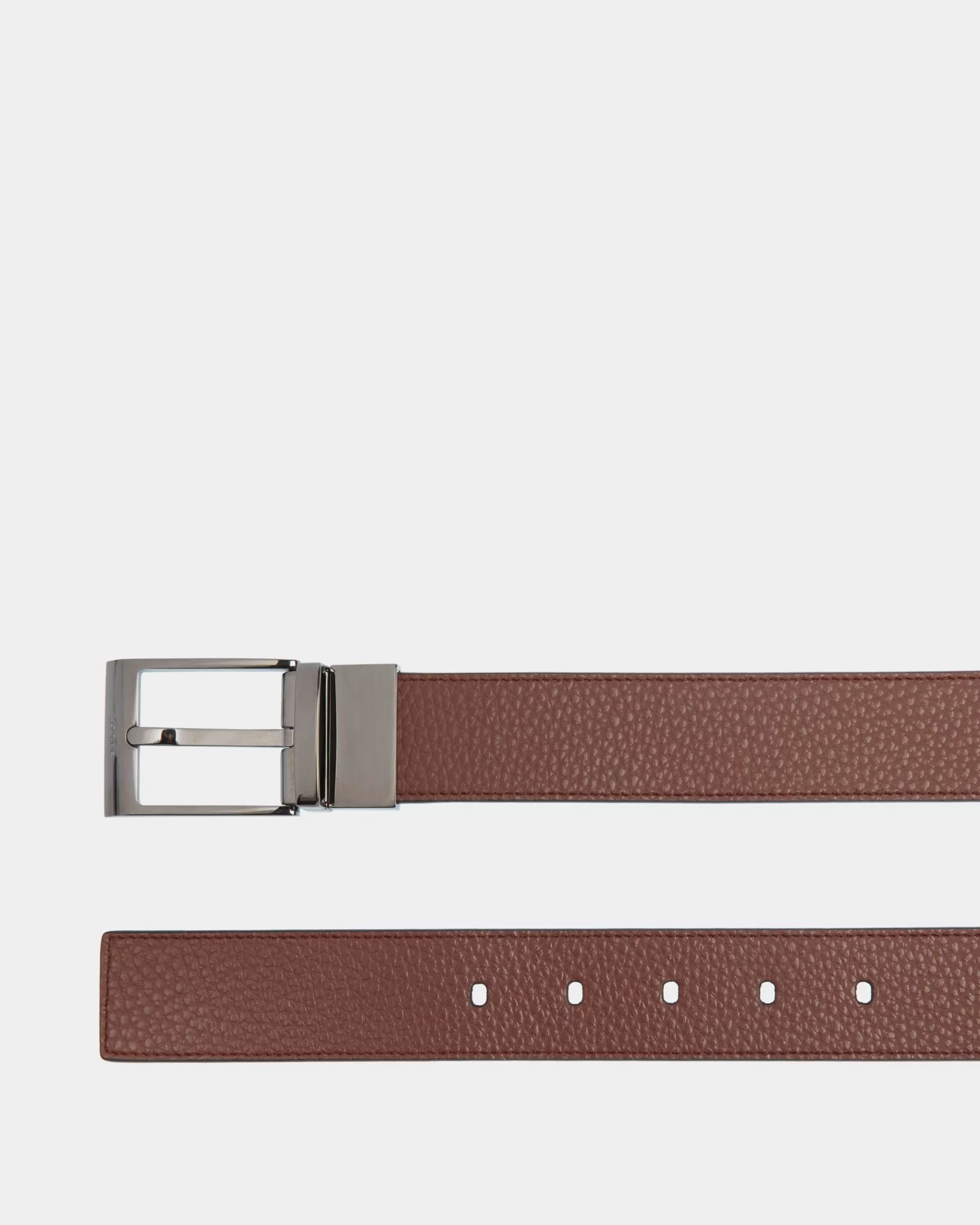 Belts<Bally Shiffie 35mm Reversible And Adjustable Belt in Brown And Black Leather Multicolor