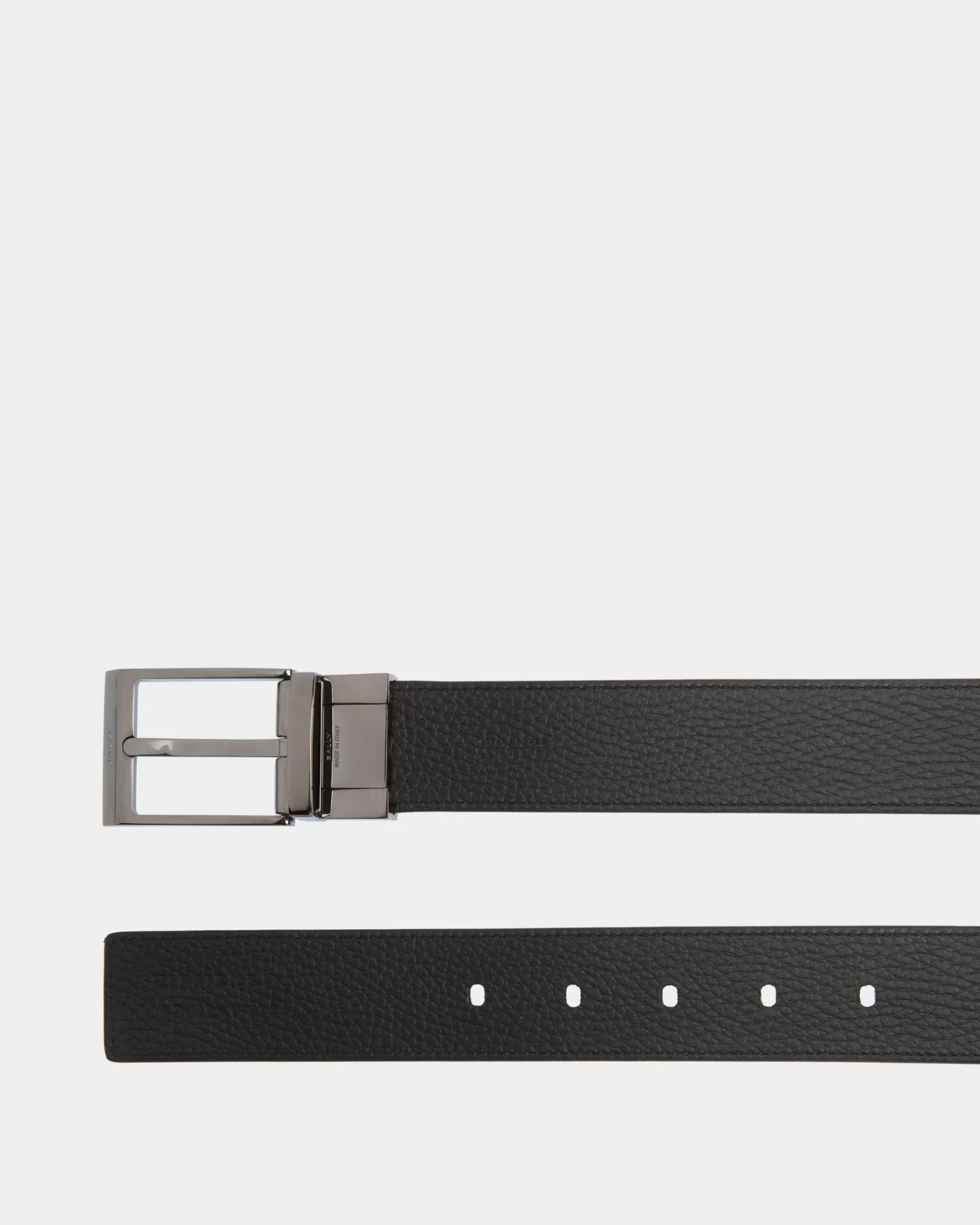 Belts<Bally Shiffie 35mm Reversible And Adjustable Belt in Brown And Black Leather Multicolor