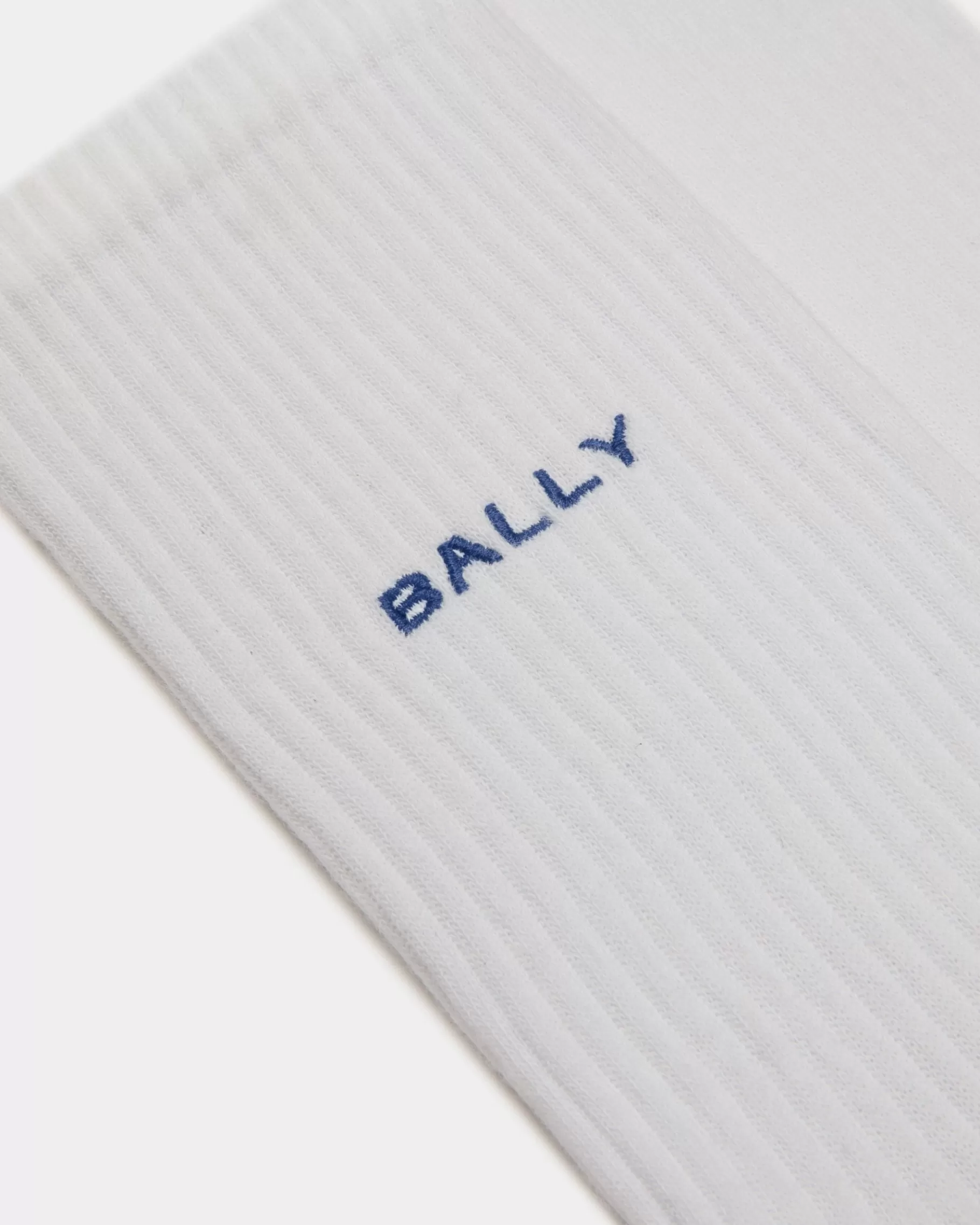 Socks<Bally Socks In Cotton White