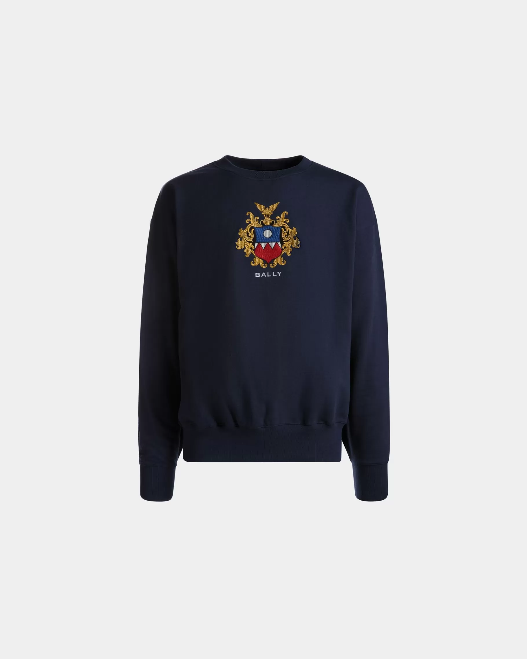 Tracksuits<Bally Sweatshirt in Navy Cotton Blue