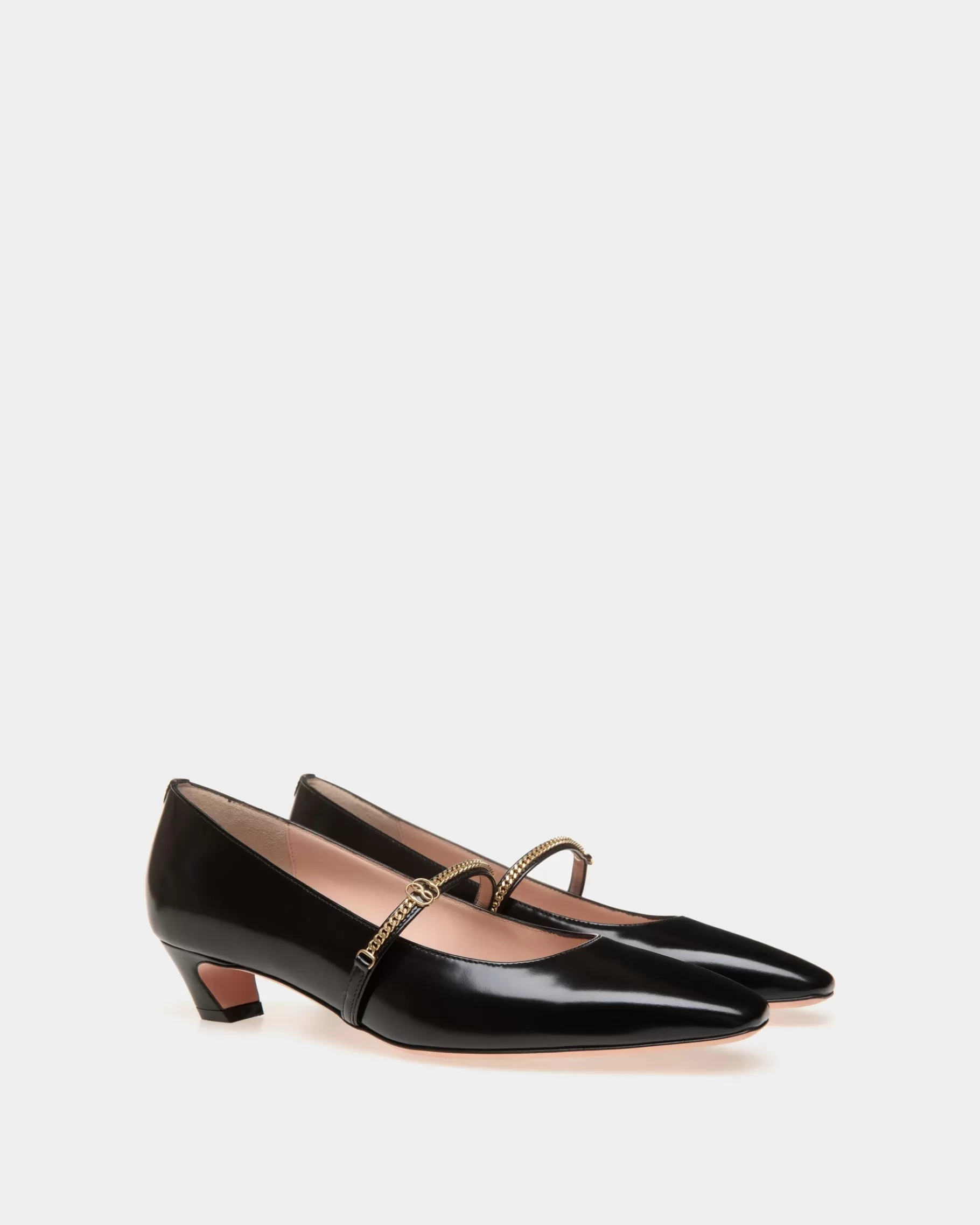 Pumps<Bally Sylt Mary-Jane Pump In Leather Black