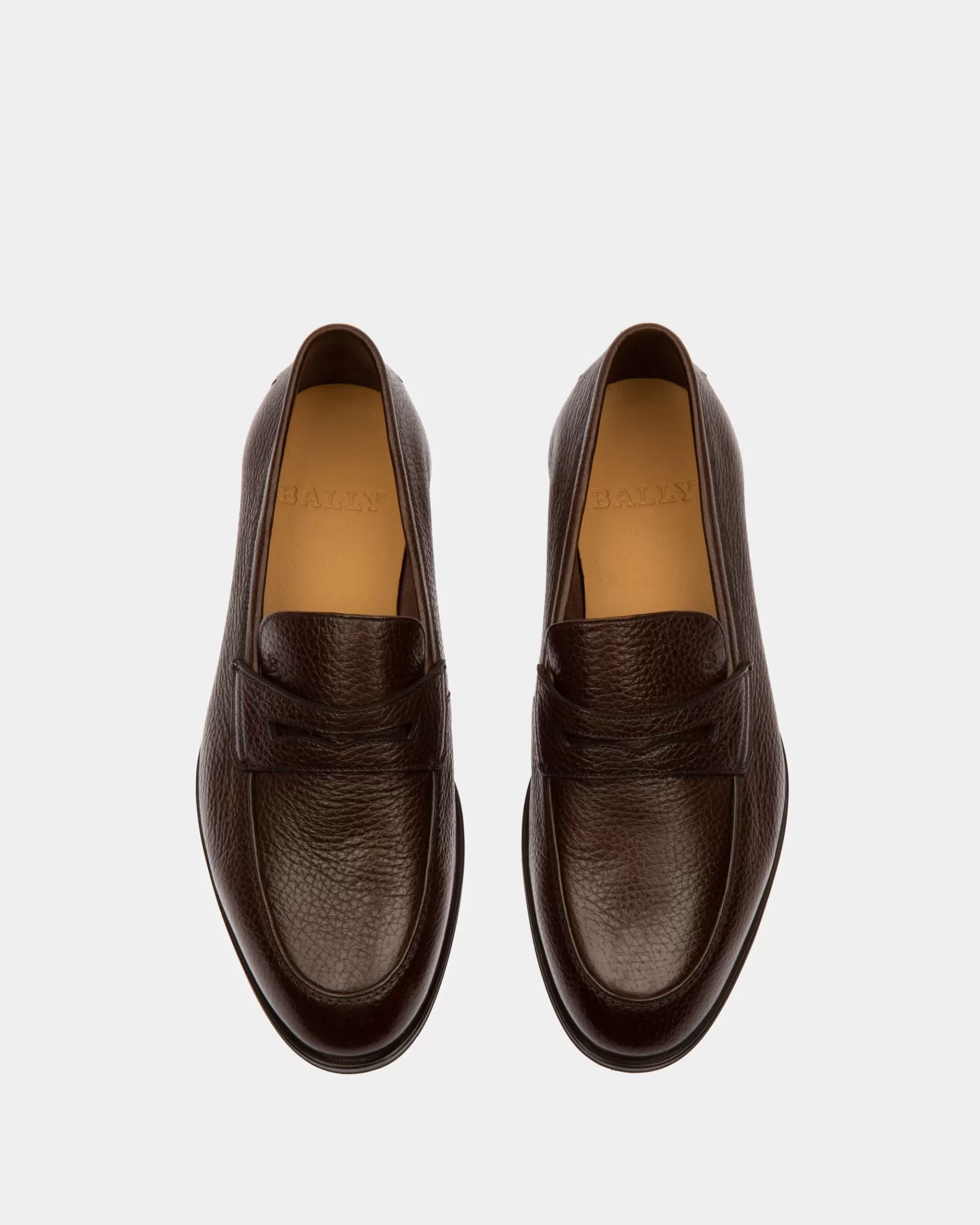 Loafers & Moccasins<Bally Webb Leather Loafers In Brown