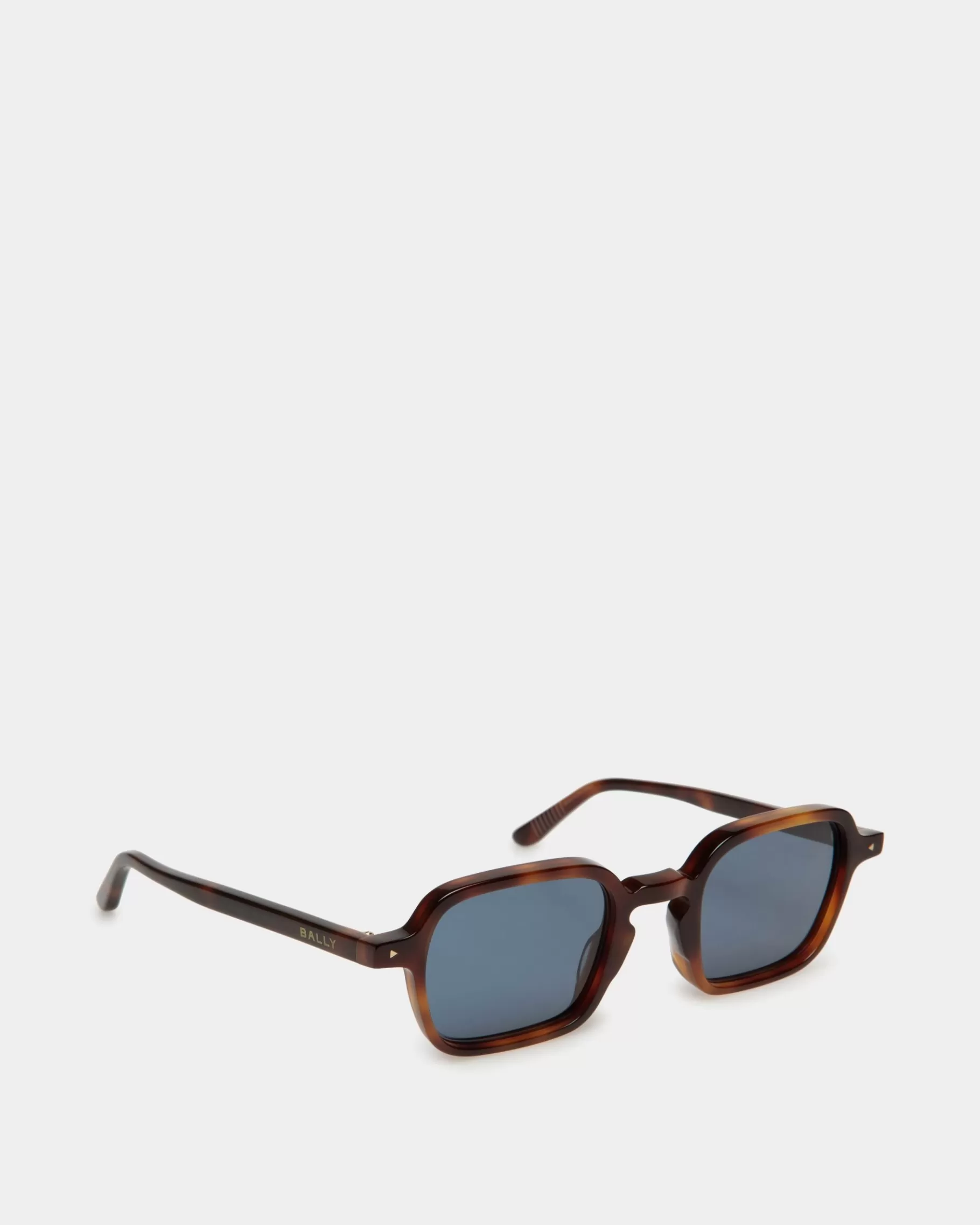 Sunglasses | Sunglasses<Bally Werner Sunglasses In Havana Acetate Brown